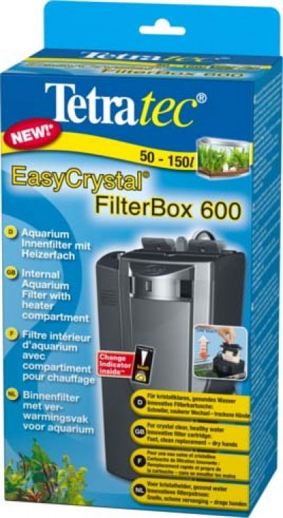Tetra EasyCrystal 600 Filter Box внутренний фильтр для аквариумов 100-130 л