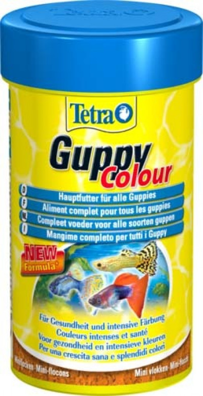 -TetraGuppy Colour корм для гуппи для улучшения окраса 100 мл