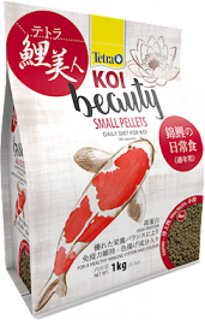 Tetra Koi Beauty S корм для карпов кои размером более 10 см в виде плавающих гранул, 4 л