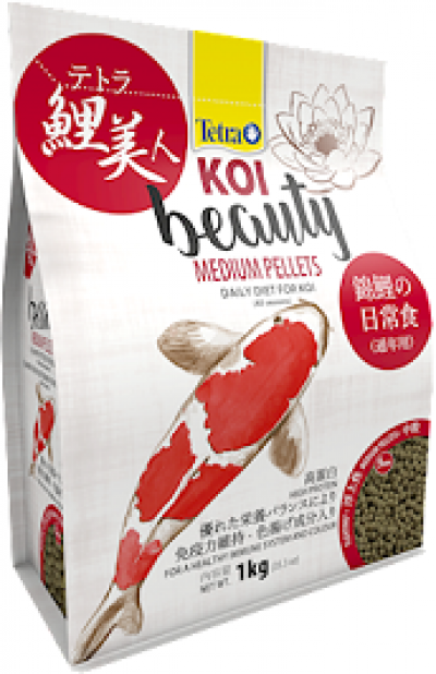 Tetra Koi Beauty M корм для карпов кои размером более 20 см в виде плавающих гранул, 4 л