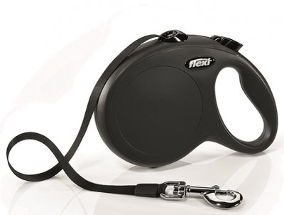 -flexi рулетка New Classic L (до 50 кг) лента 5 м черная