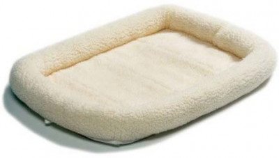 -MidWest лежанка Pet Bed флисовая 76х53 см белая