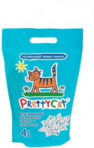 -PrettyCat наполнитель глиняный впитывающий с део-кристаллами "Aroma Fruit" 2 кг (4 литра)