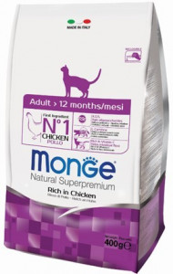 Monge Cat корм для взрослых кошек 400г