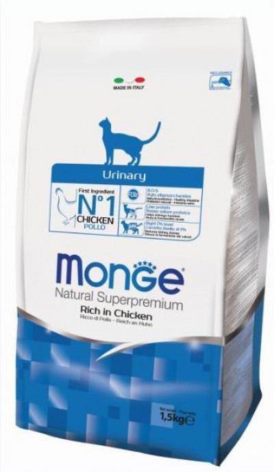Monge Cat Urinary корм для кошек профилактика МКБ 1,5 кг