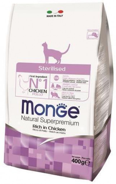 Monge Cat Sterilised корм для стерилизованных кошек 400г