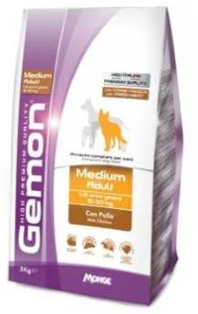 -Gemon Dog Medium корм для взрослых собак средних пород с курицей 3 кг