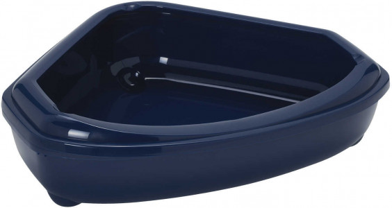 -Moderna туалет-лоток угловой Corner Tray 55x45x13h см, синий